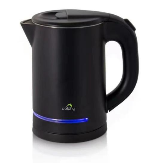 0.8L Electric Kettle Matt Black With Light Design