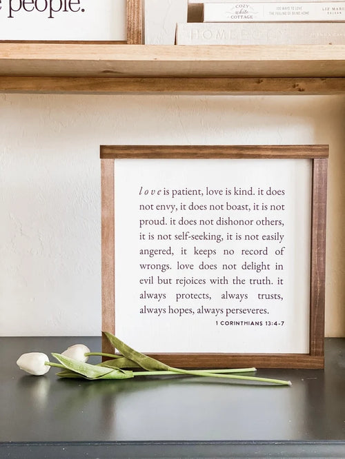 1 Corinthians 13 Sign