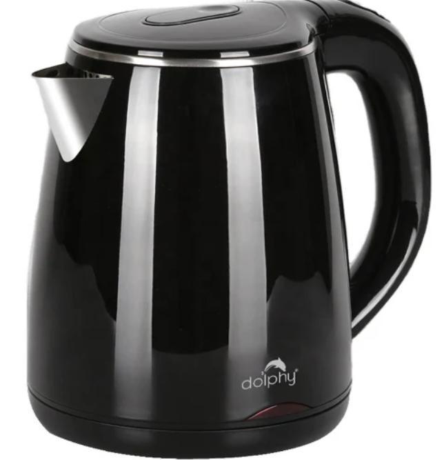 1.2L Black 1800W Electric Kettle