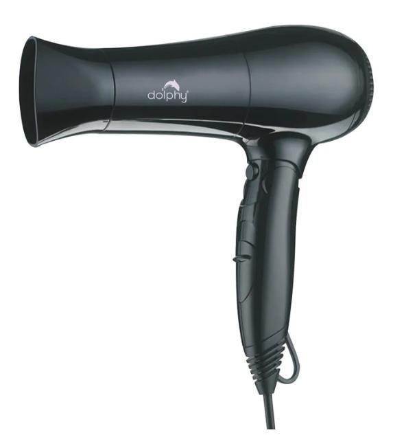 1800W Foldable Black Hair Dryer
