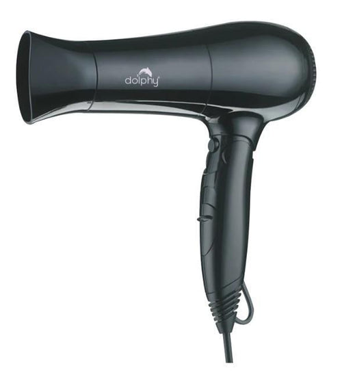 1800W Foldable Black Hair Dryer