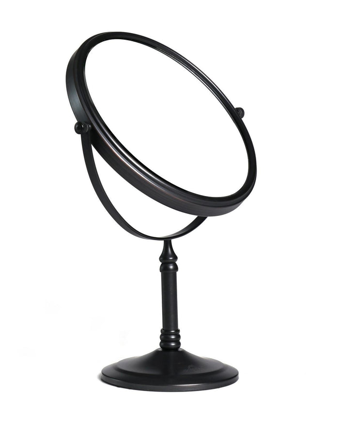 5X Magnifying Tabletop Mirror in Black