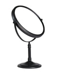 5X Magnifying Tabletop Mirror in Black