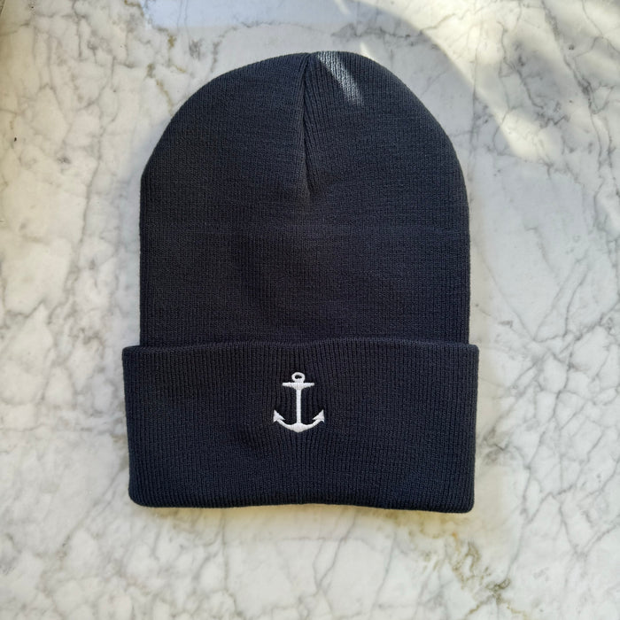 D Anchor Cuffed Beanie