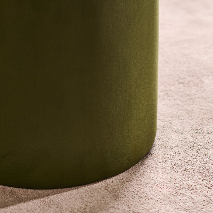 Abigail Storage Pouffe/Footstool - Fern Green - Laura James