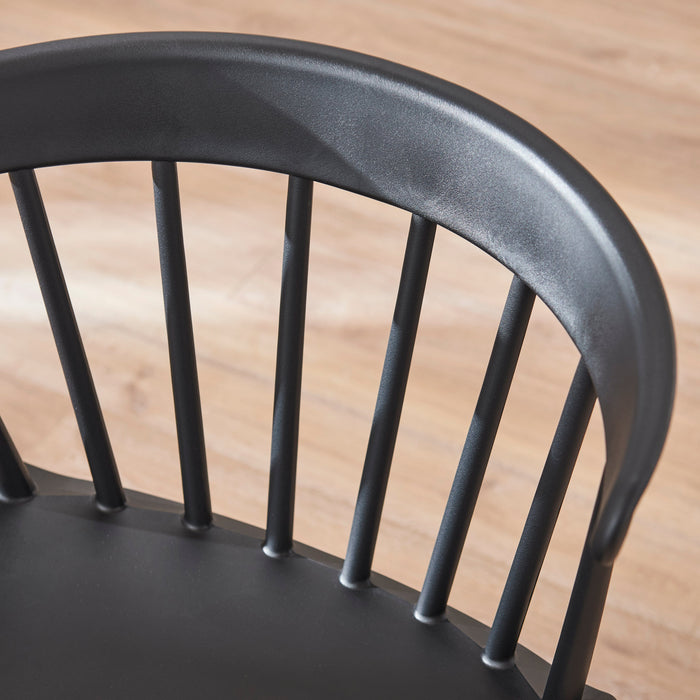 Agatha Dining Chairs - Set of 4 - Black - Laura James