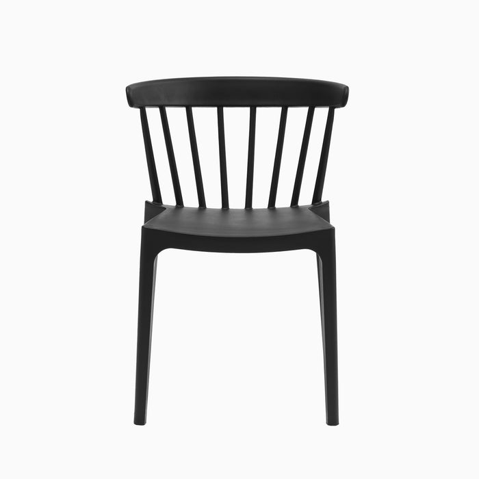Agatha Dining Chairs - Set of 4 - Black - Laura James