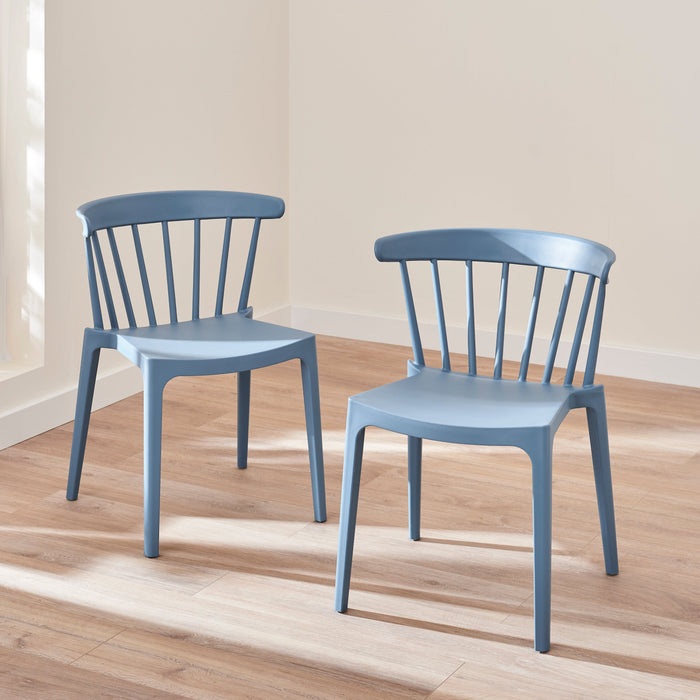 Agatha Blue Dining Chairs - Set of 2
- Laura James