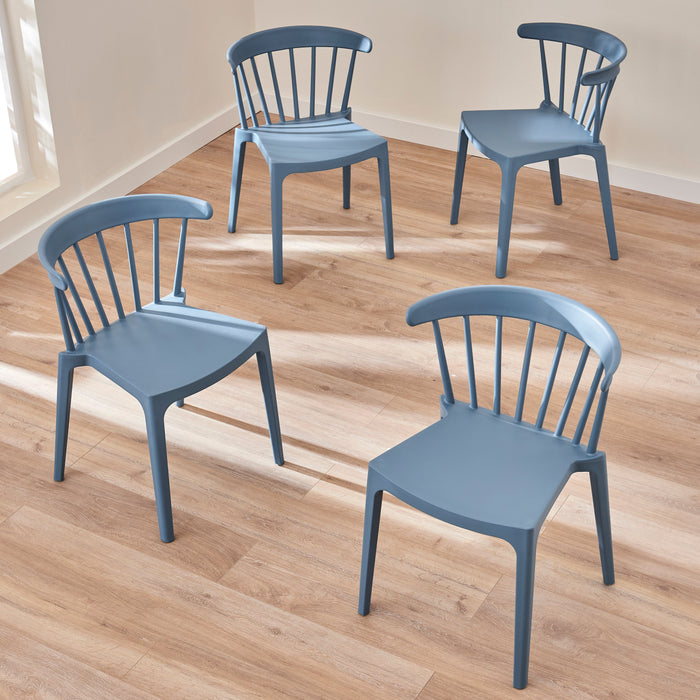 Agatha Blue Dining Chairs - Set of 4
- Laura James