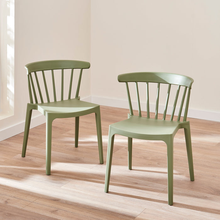 Agatha Green Dining Chairs - Set of 2
- Laura James
