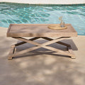 Akira Rectangular Acacia Coffee Table- Laura James