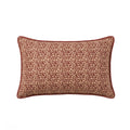 Aldeburgh 35x55cm Cushion Cover - Russet Red Abstract - Laura James