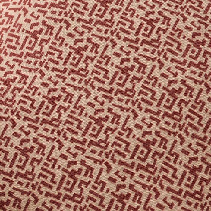 Aldeburgh 57x57cm Cushion Cover - Russet Red Abstract - Laura James