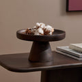 Alder 30cm Wooden Cake Stand - Coffee Brown Mangowood - Laura James