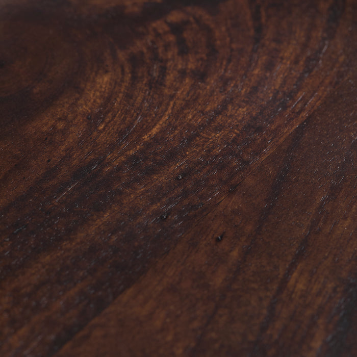 Alder 30cm Wooden Cake Stand - Coffee Brown Mangowood - Laura James