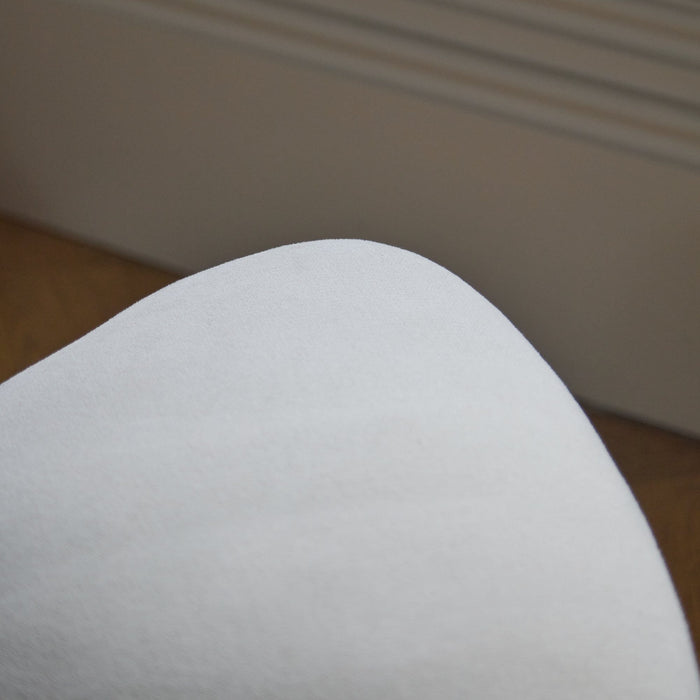 Alder Footstool - Ivory - Laura James