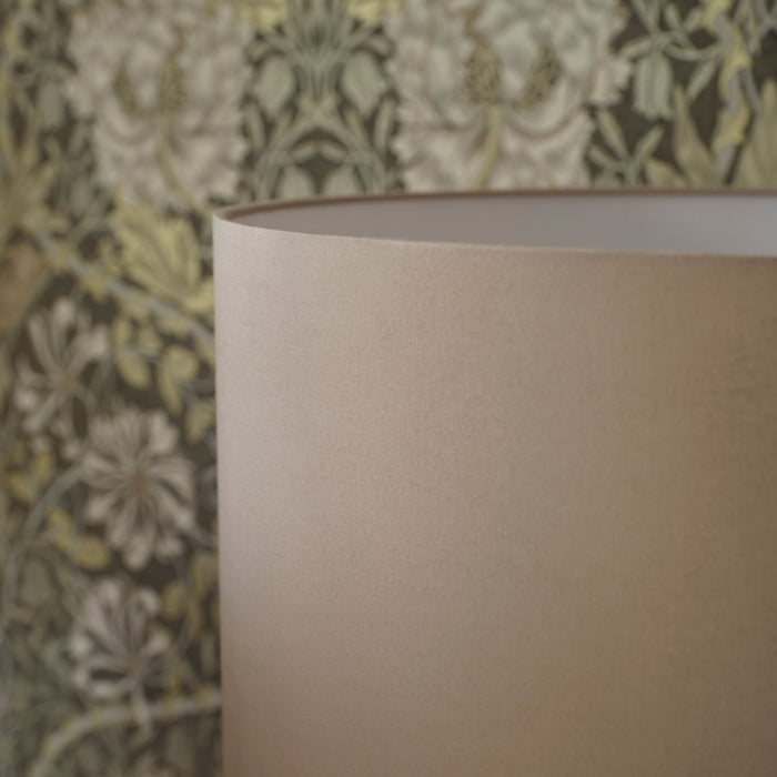 Alderton 45cm Cotton Drum Lamp Shade - Taupe
