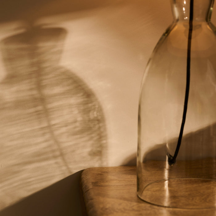 Aldsworth 35cm Table Lamp with Coningsby 40cm Cotton Lamp Shade - Snow White - Laura James