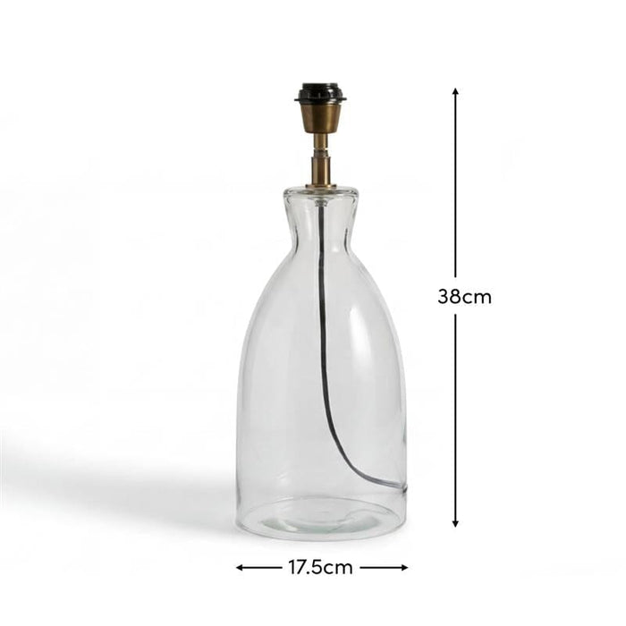 Aldsworth 35cm Table Lamp with Coningsby 40cm Cotton Lamp Shade - Snow White - Laura James