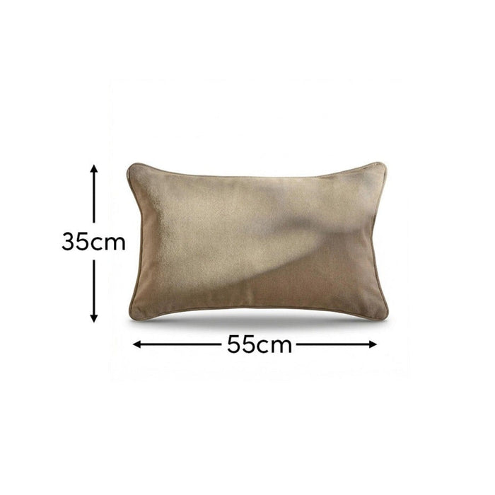 Alford 35x55cm Piped Edge Scatter Cushion Cover - Soft Beige - Laura James