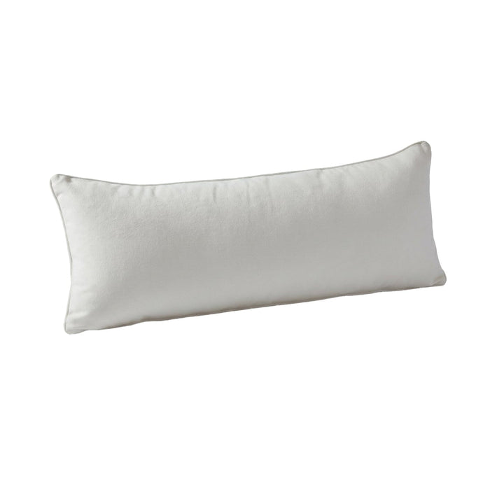 Alford 40x110cm Piped Edge Scatter Cushion Cover - Ivory - Laura James