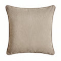 Alford 45x45cm Piped Edge Scatter Cushion Cover - Soft Beige - Laura James