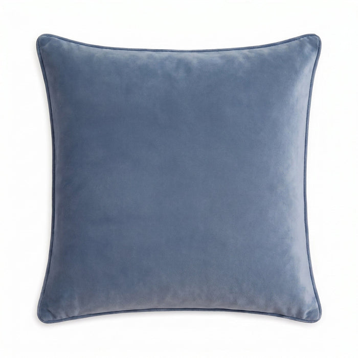 Alford 45x45cm Velvet Cushion Cover - Cornflower Blue - Laura James