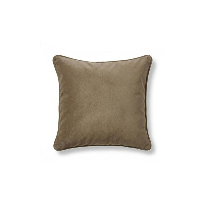 Alford 45x45cm Velvet Piped Edge Scatter Cushion Cover - Driftwood - Laura James