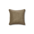Alford 45x45cm Velvet Piped Edge Scatter Cushion Cover - Driftwood - Laura James