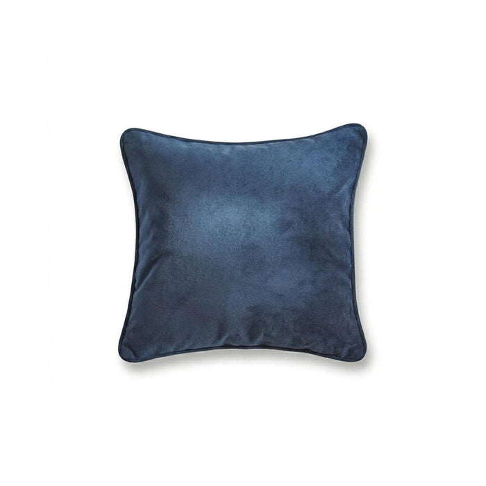 Alford 45x45cm Velvet Piped Edge Scatter Cushion Cover - Ink Blue - Laura James