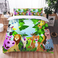 Animal World Bedding Set Quilt Cover Without Filler