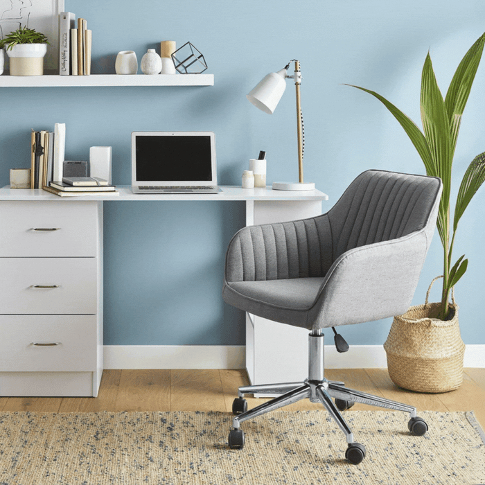 Anna Office Swivel Chair - Grey
 - Laura James