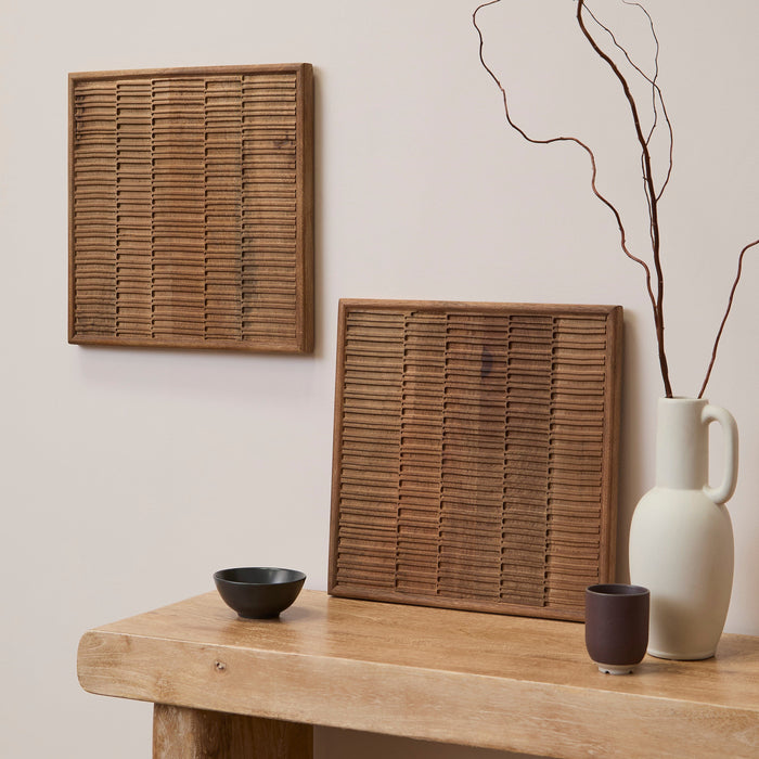 Arani 40x40cm Wall Art - Natural - Laura James