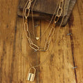 Arden Lock Layered Necklace