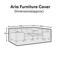 Aria 3-Seater & 2-Seater and Armchair Set Raincover - 290x150x90cm