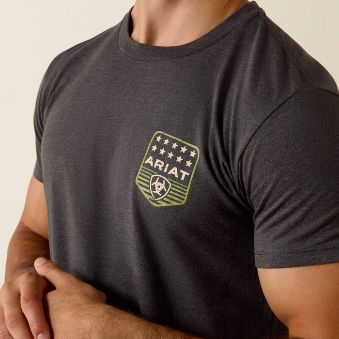 Ariat Men's Stripe Patriotic Badge T-Shirt