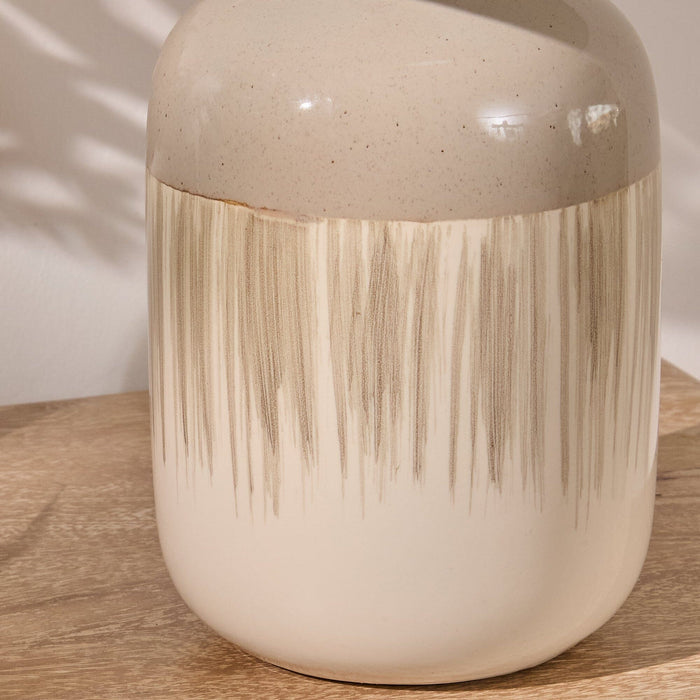 Arundel 24cm Ceramic Lamp Base - Sage Green - Laura James