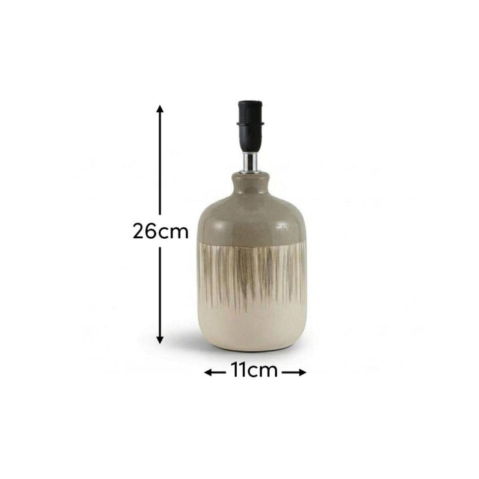 Arundel 24cm Ceramic Lamp Base - Sage Green - Laura James