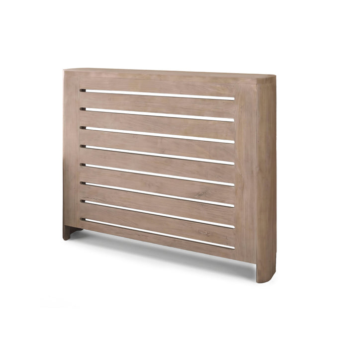 Asha Medium Radiator Cover - Chalked Mango Wood - Laura James