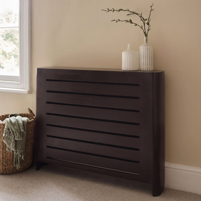 Asha Medium Radiator Cover - Coffee Brown - Laura James
