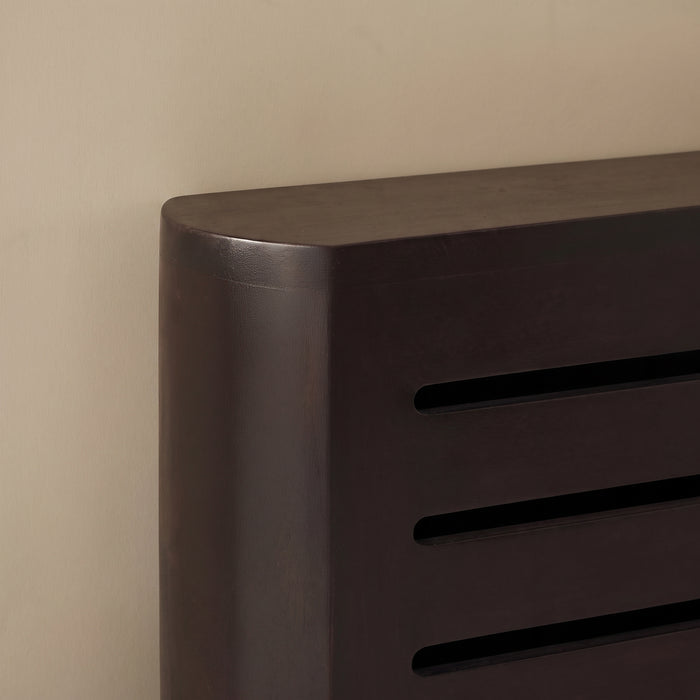 Asha Large Radiator Cover - Coffee Brown - Laura James
