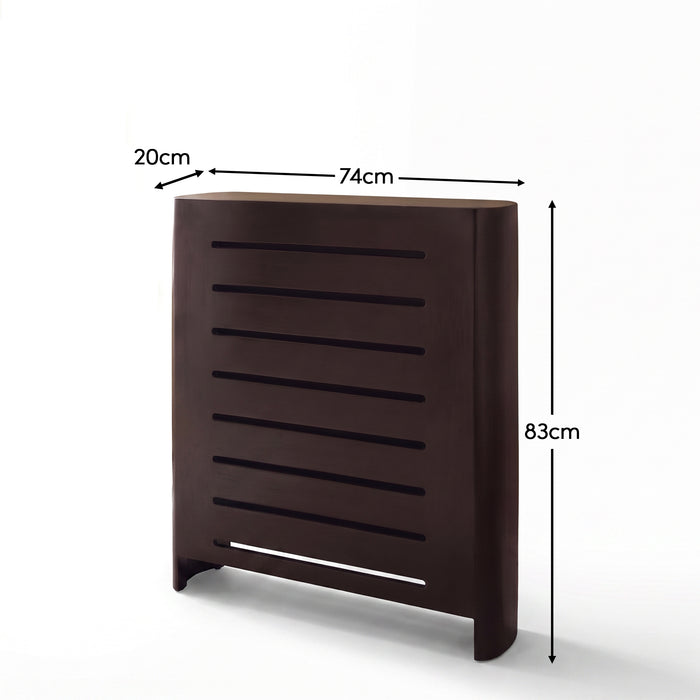 Asha Large Radiator Cover - Coffee Brown - Laura James