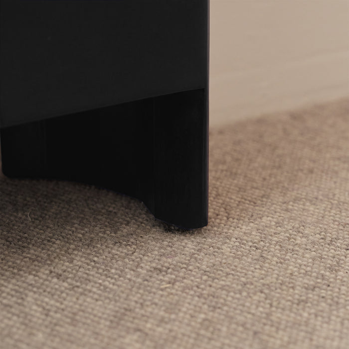 Asha Medium Radiator Cover - Jet Black - Laura James