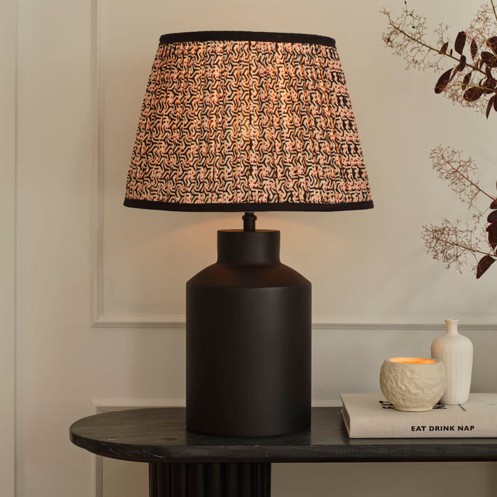 Ashbrook 32cm Table Lamp Base - Matte Black - Laura James