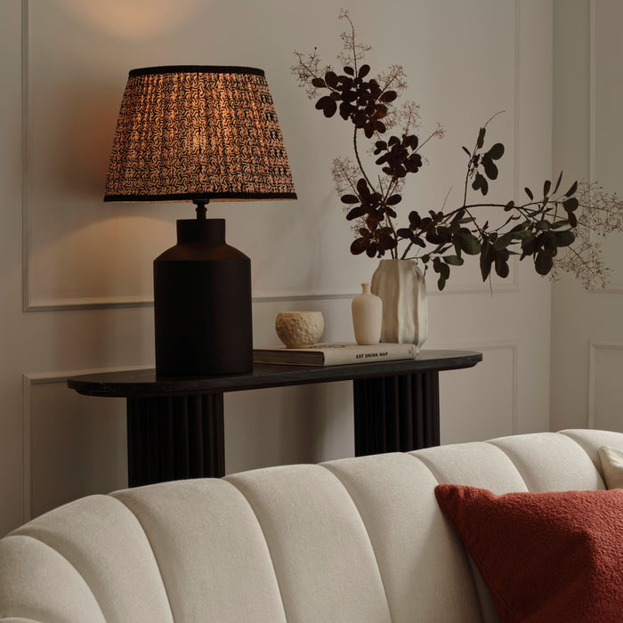 Ashbrook 32cm Table Lamp Base - Matte Black - Laura James
