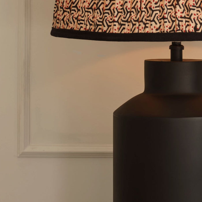 Ashbrook 32cm Table Lamp Base - Matte Black - Laura James