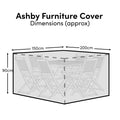 Ashby Rectangular Table 6-Seater Furniture Cover - 200x150x90cm - Laura James