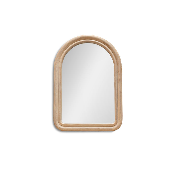 Ashridge 100x70cm Arch Wall Mirror - Whitewash - Laura James