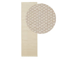Atcham Clay/ Natural Runner Rug - 200x60cm - Laura James