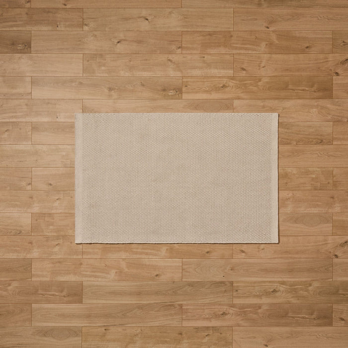 Atcham Clay/Natural Pebble Wool with Cotton Rug - 160 x 230cm